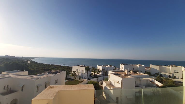 La Marsa Gammart Location Appart. 5 pices+ Penthouse meubl ou vide a la marina gammarth