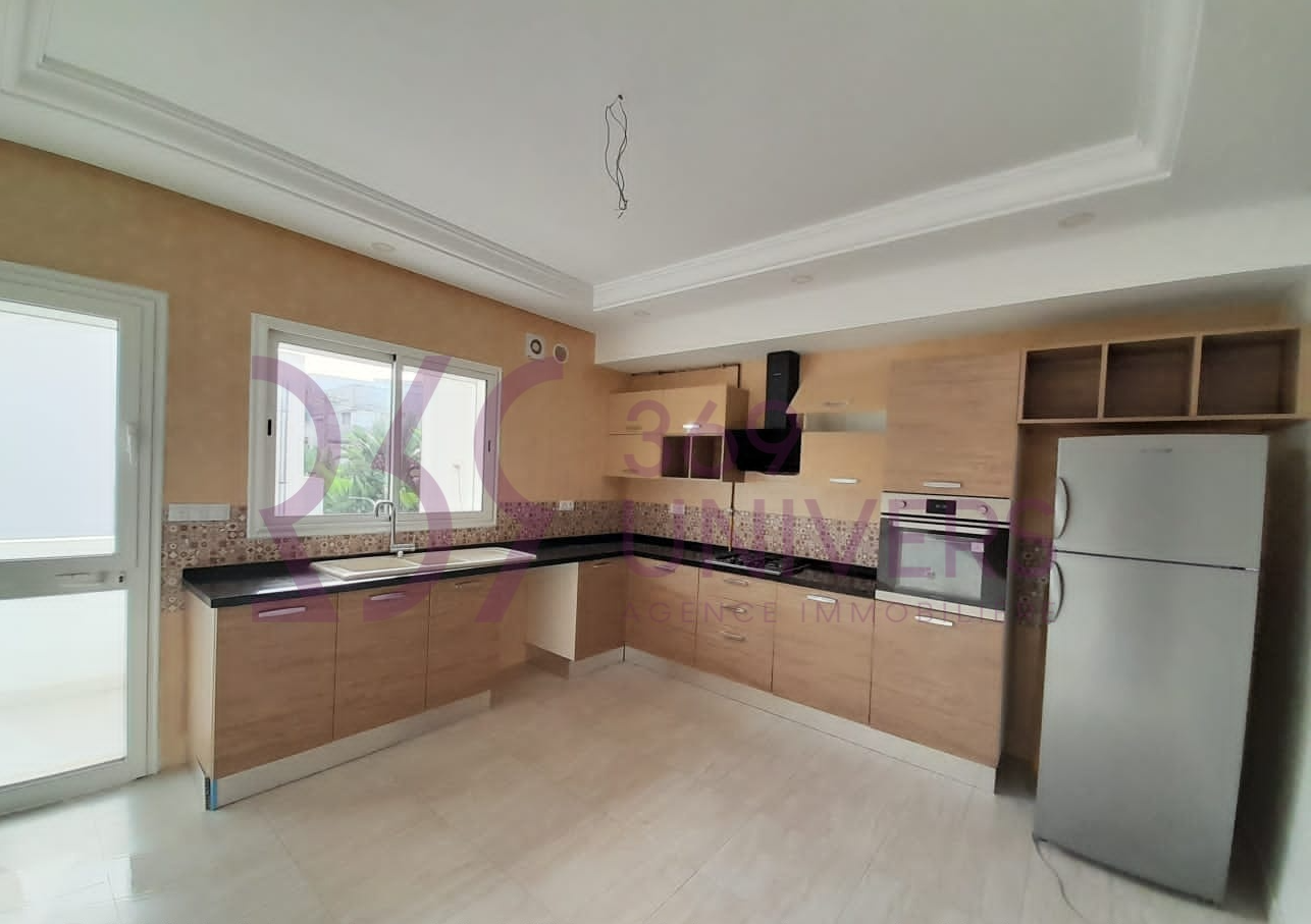La Marsa&nbsp;Gammart&nbsp;Location&nbsp;Appart. 3 pi�ces&nbsp;Appart s3 avec terrasse a gammarth ref ra013