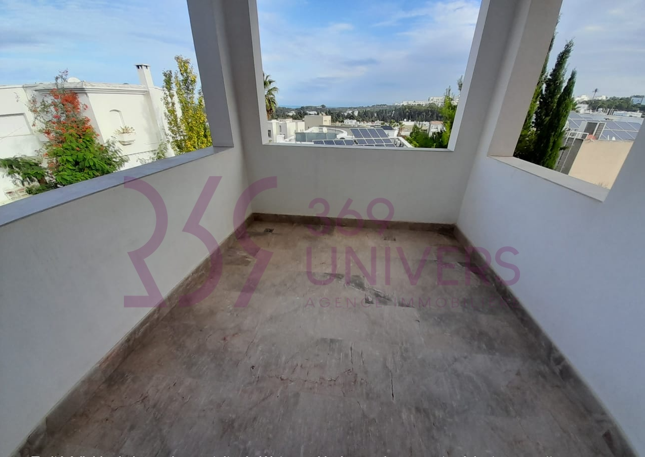 La Marsa&nbsp;Gammart&nbsp;Location&nbsp;Appart. 3 pi�ces&nbsp;Appart s3 avec terrasse a gammarth ref ra013