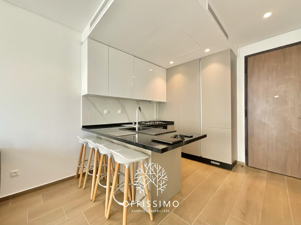 Ain Zaghouan Jardins de Carthage Location Appart. 2 pices Studio grand luxe piscine gym meubler