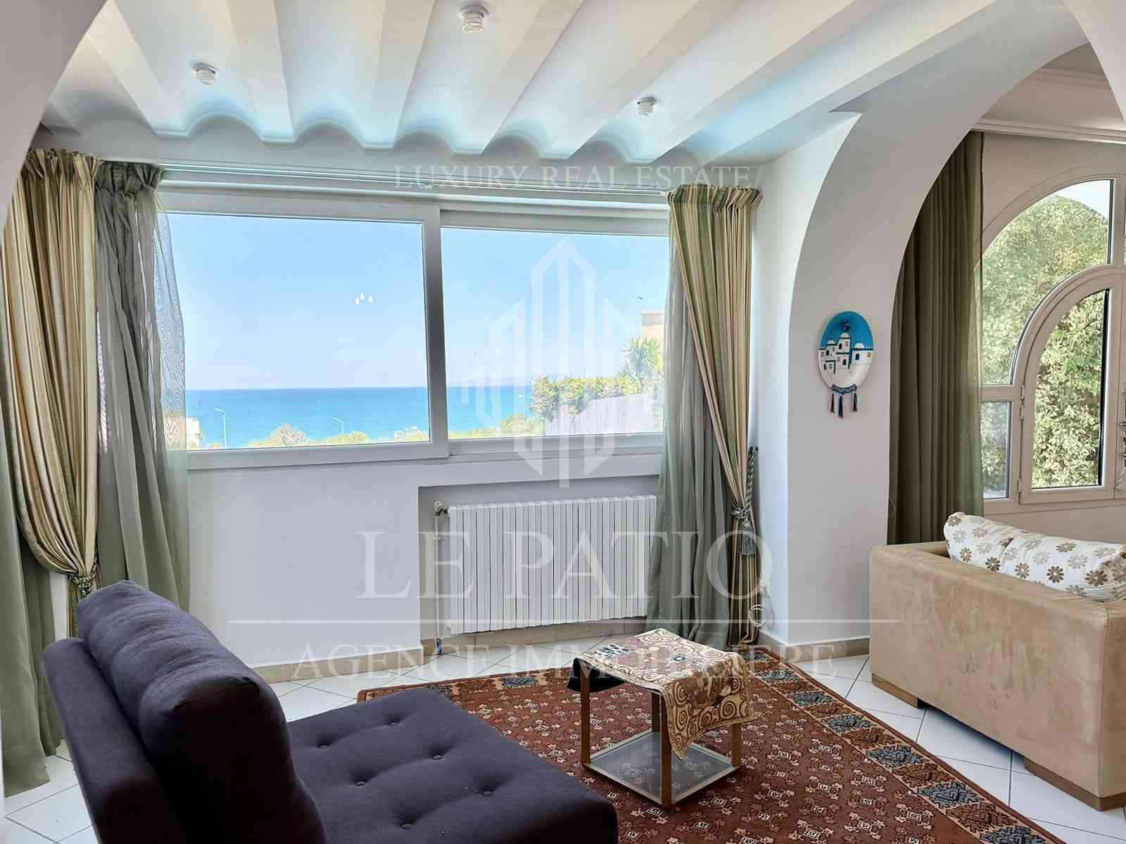 La Marsa Gammart Location Duplex Duplex meubl avec vue sur mer a gammarth