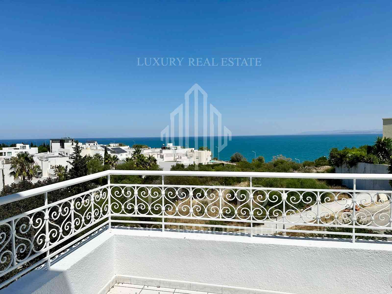 La Marsa Gammart Location Duplex Duplex meubl avec vue sur mer a gammarth