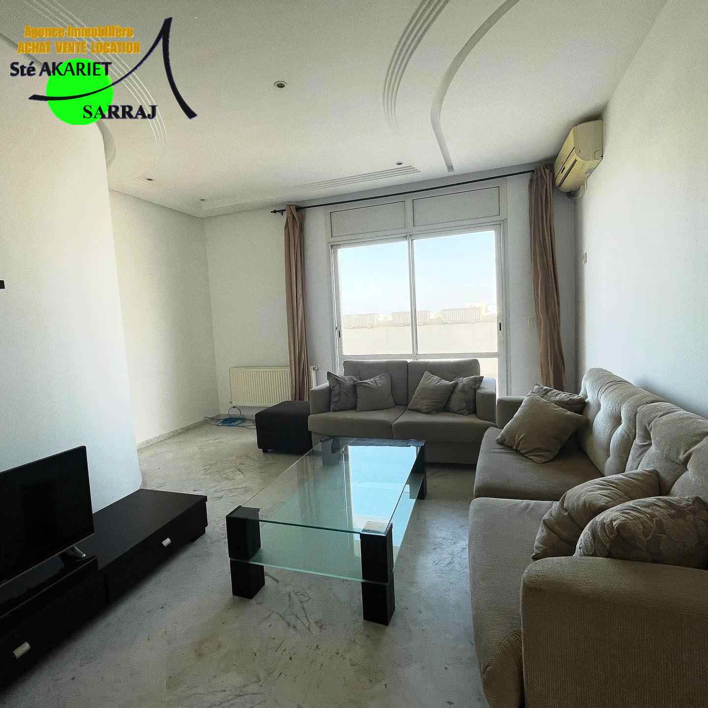 Sousse Jaouhara&nbsp;Sousse Khezama&nbsp;Vente&nbsp;Appart. 3 pi�ces&nbsp;Lumineux appartement s2 avec grand terrasse khzema