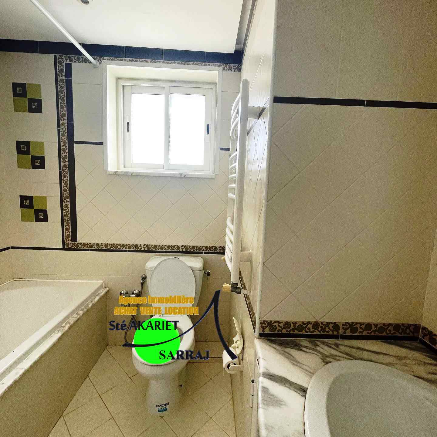 Sousse Jaouhara&nbsp;Sousse Khezama&nbsp;Vente&nbsp;Appart. 3 pi�ces&nbsp;Lumineux appartement s2 avec grand terrasse khzema