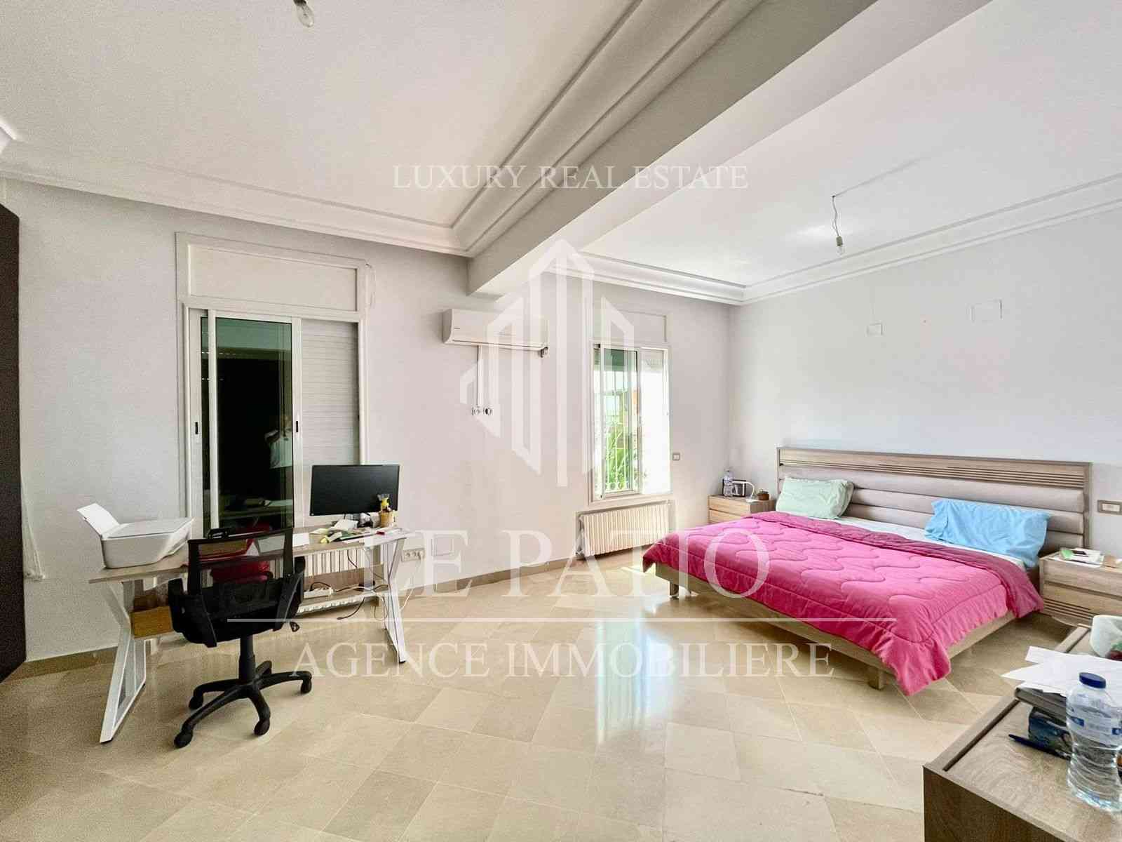 La Marsa&nbsp;Gammart&nbsp;Location&nbsp;Maisons&nbsp;Villa s4 ave grand jardin a gammarth