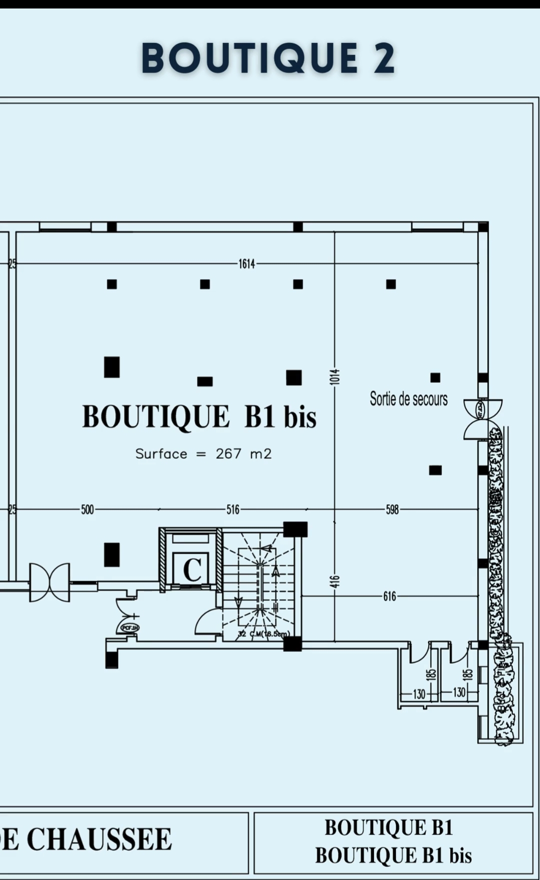 Bureaux & Commerces Surfaces