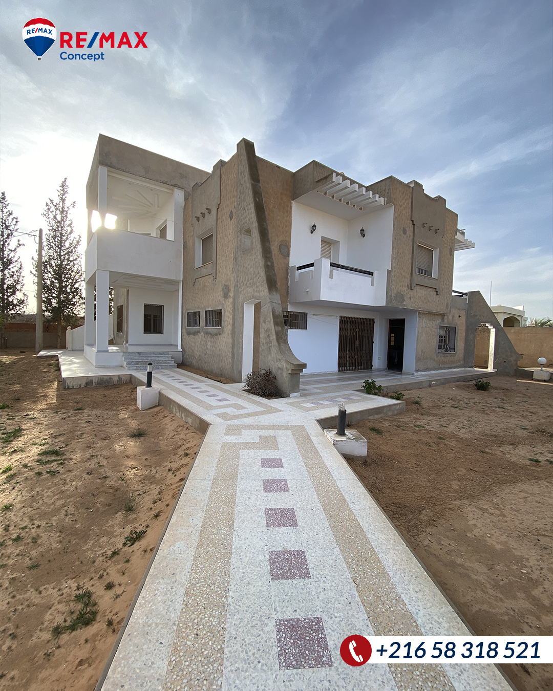 Sfax Ville Sfax Vente Duplex Villa et tage de villa  tbolbi km 9