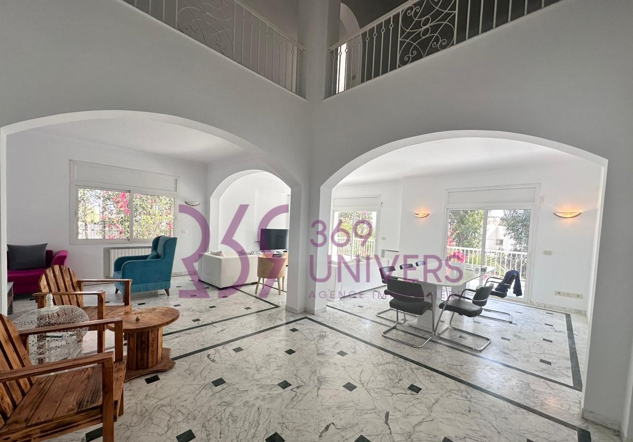 La Marsa&nbsp;Gammart&nbsp;Location&nbsp;Maisons&nbsp;Villa avec piscine � gammarth ref rh113