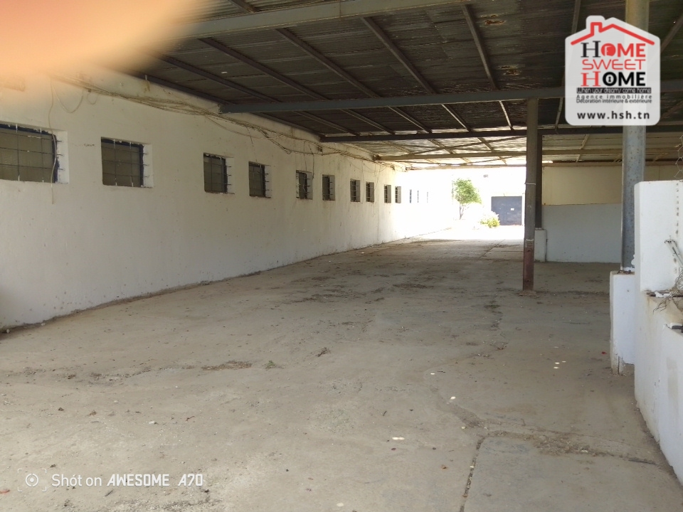 La Marsa&nbsp;Marsa Erriadh&nbsp;Bureaux & Commerces&nbsp;Surfaces&nbsp;Entrepot al masyaf  � jbal khaoui