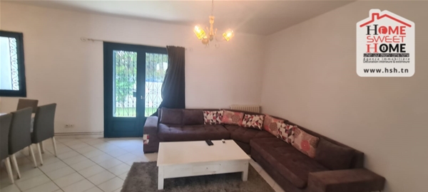 La Marsa&nbsp;Gammart&nbsp;Location&nbsp;Appart. 4 pi�ces&nbsp;Duplex el mosrara meubl� � golden tulipe