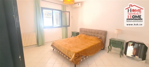 La Marsa&nbsp;Gammart&nbsp;Location&nbsp;Appart. 4 pi�ces&nbsp;Duplex el mosrara meubl� � golden tulipe