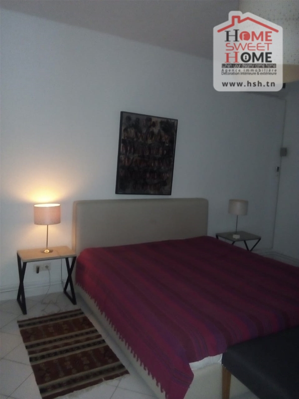 La Marsa&nbsp;Gammart&nbsp;Location&nbsp;Appart. 4 pi�ces&nbsp;Duplex el mosrara meubl� � golden tulipe