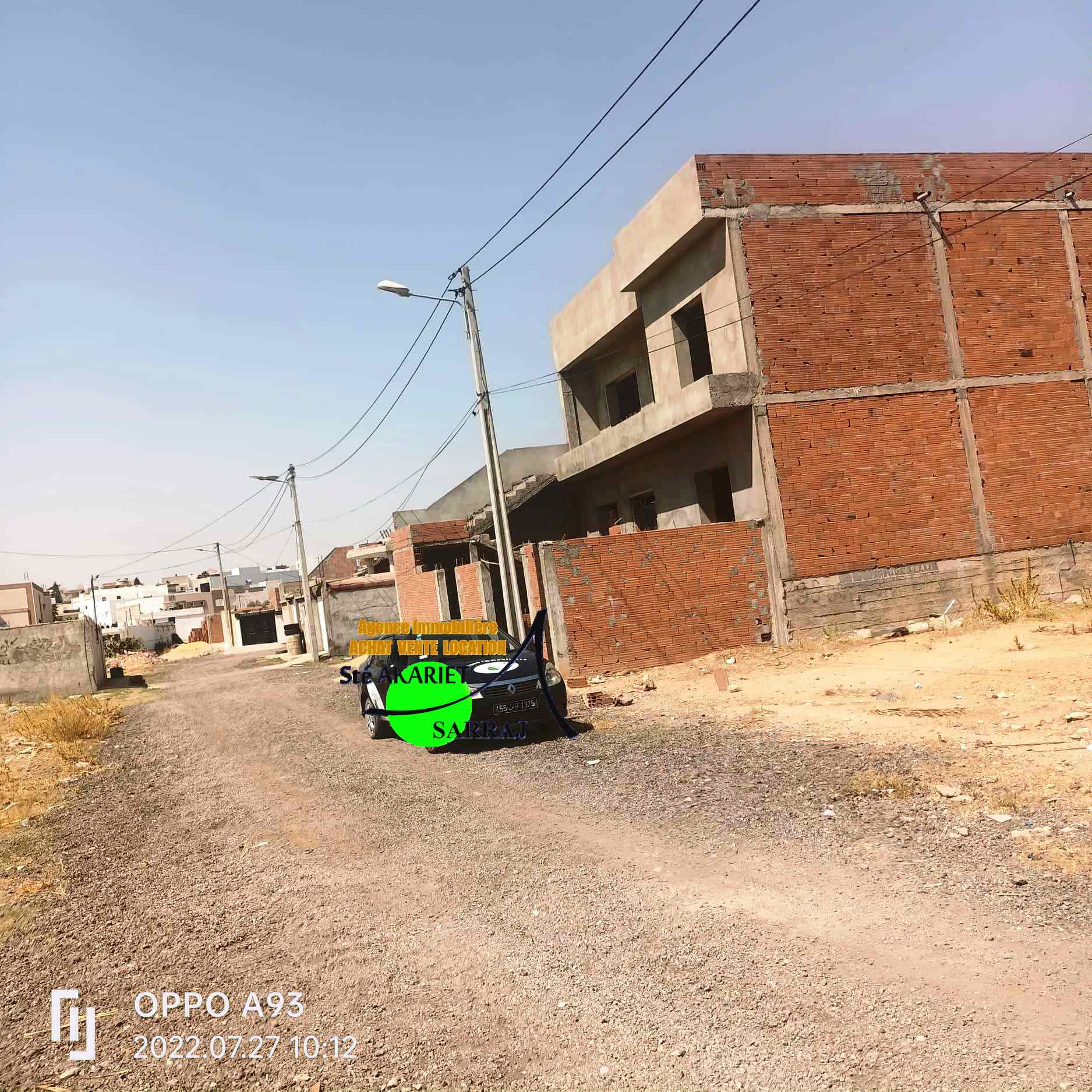 Akouda&nbsp;Akouda&nbsp;Vente&nbsp;Maisons&nbsp;Villa inachev� rdc et 1�r �tage � akouda