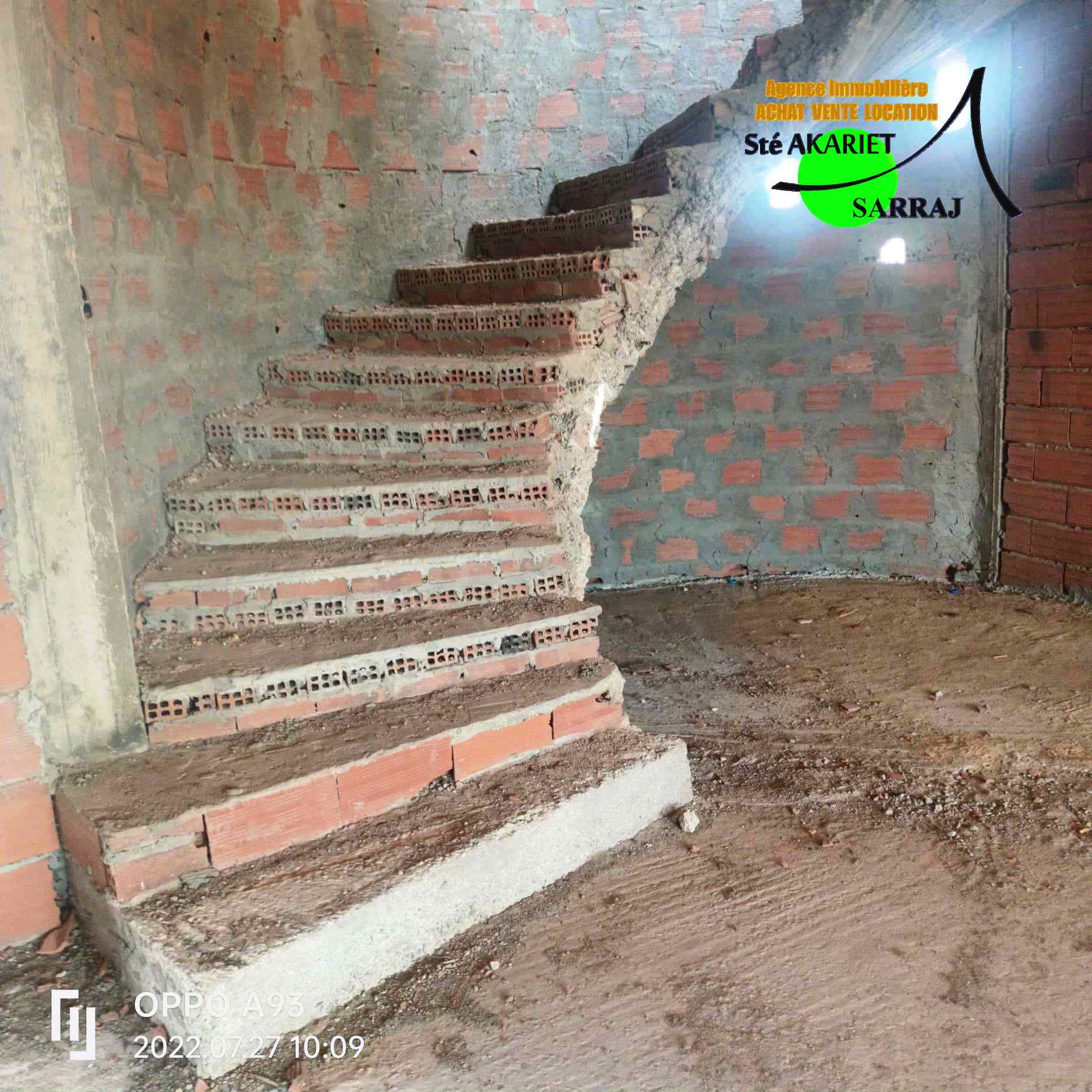 Akouda&nbsp;Akouda&nbsp;Vente&nbsp;Maisons&nbsp;Villa inachev� rdc et 1�r �tage � akouda