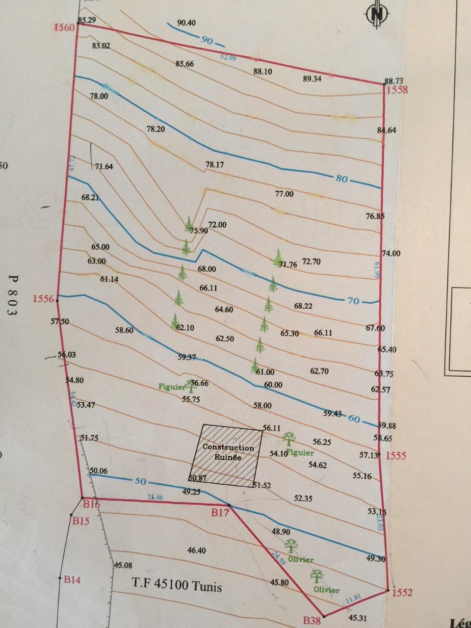 Ghar El Melh Ghar El Melh Terrain Terrain nu 95dt m2 vieux port de ghar el meleh