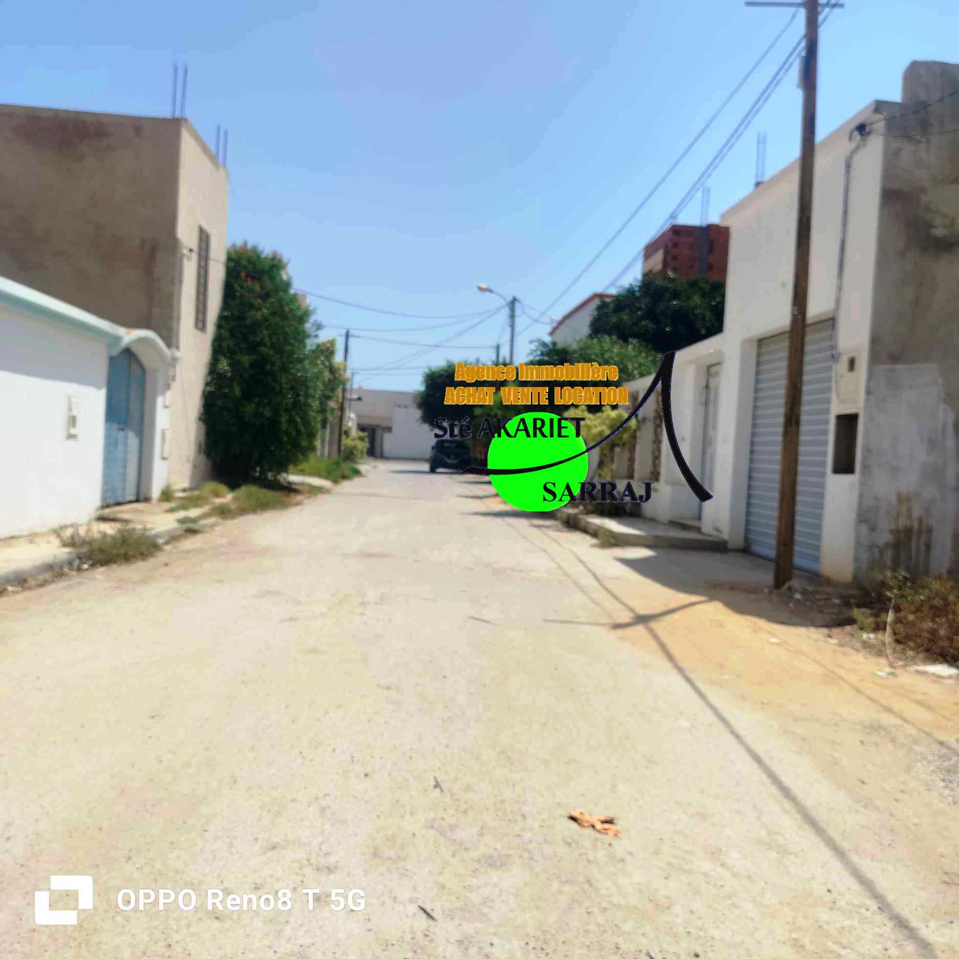 Akouda Chatt Meriem Terrain Terrain agricole Terrain 200m pas loin de municipalit tantana