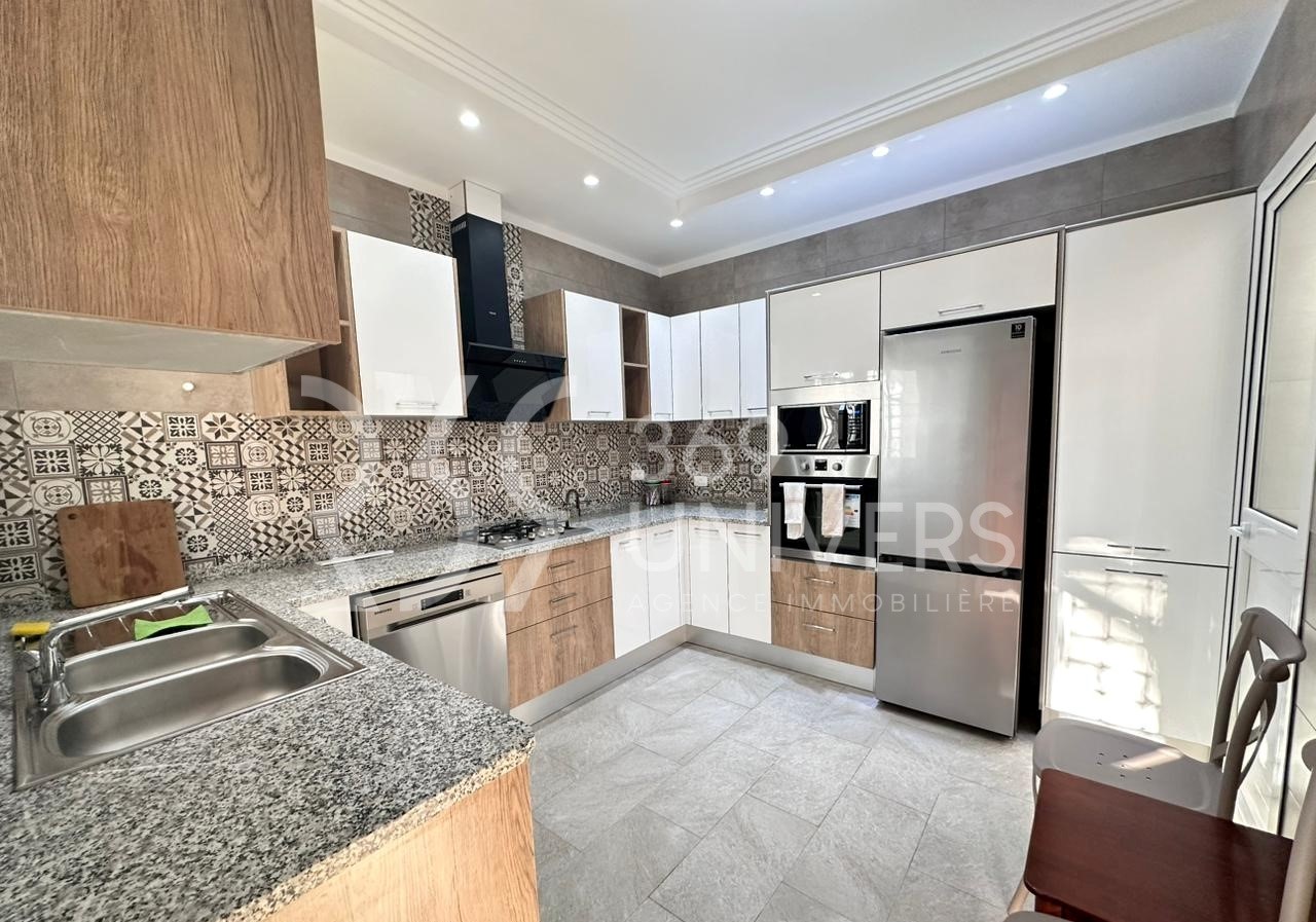 La Marsa&nbsp;Marsa Ennassim&nbsp;Location&nbsp;Appart. 2 pi�ces&nbsp;Appart meubl� avec terrasse � la marsa ref ra088