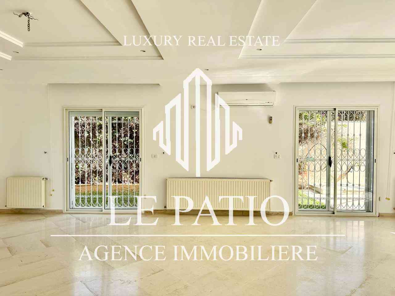 La Marsa&nbsp;Marsa Ennassim&nbsp;Location&nbsp;Maisons&nbsp;Villa avec jardin et piscine a la marsa