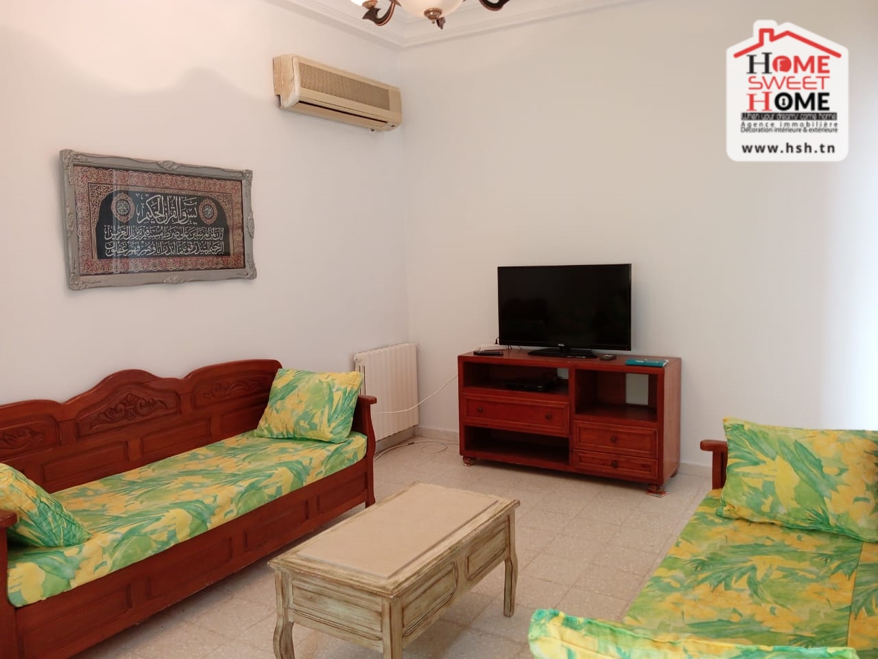 El Kram&nbsp;Le Kram Est&nbsp;Location&nbsp;Appart. 3 pi�ces&nbsp;Rdc de villa s2 zora meubl� au kram est