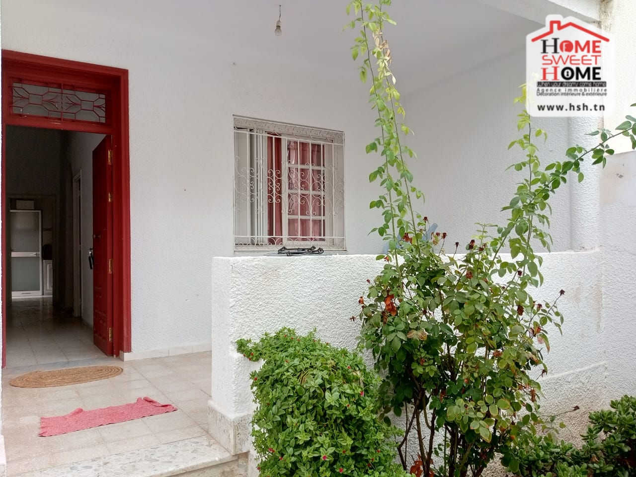 El Kram&nbsp;Le Kram Est&nbsp;Location&nbsp;Appart. 3 pi�ces&nbsp;Rdc de villa s2 zora meubl� au kram est