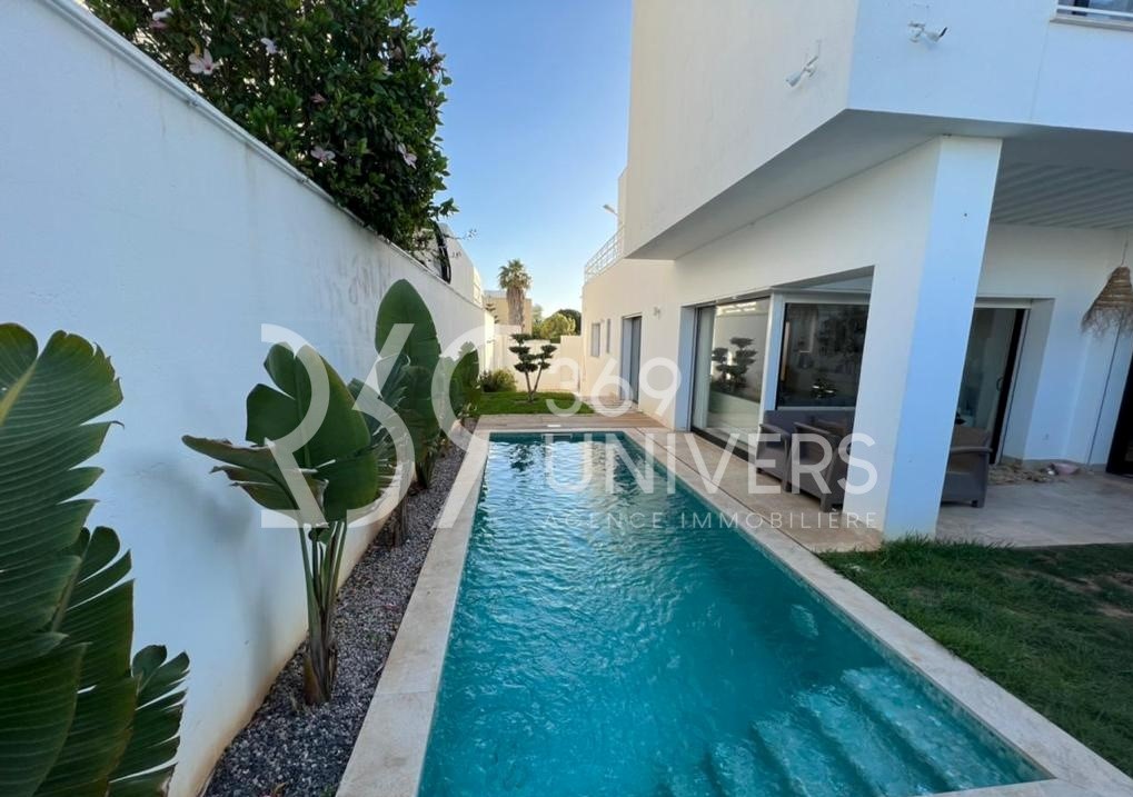 La Marsa&nbsp;Gammart&nbsp;Location&nbsp;Maisons&nbsp;Villa avec piscine � gammarth ref rh061
