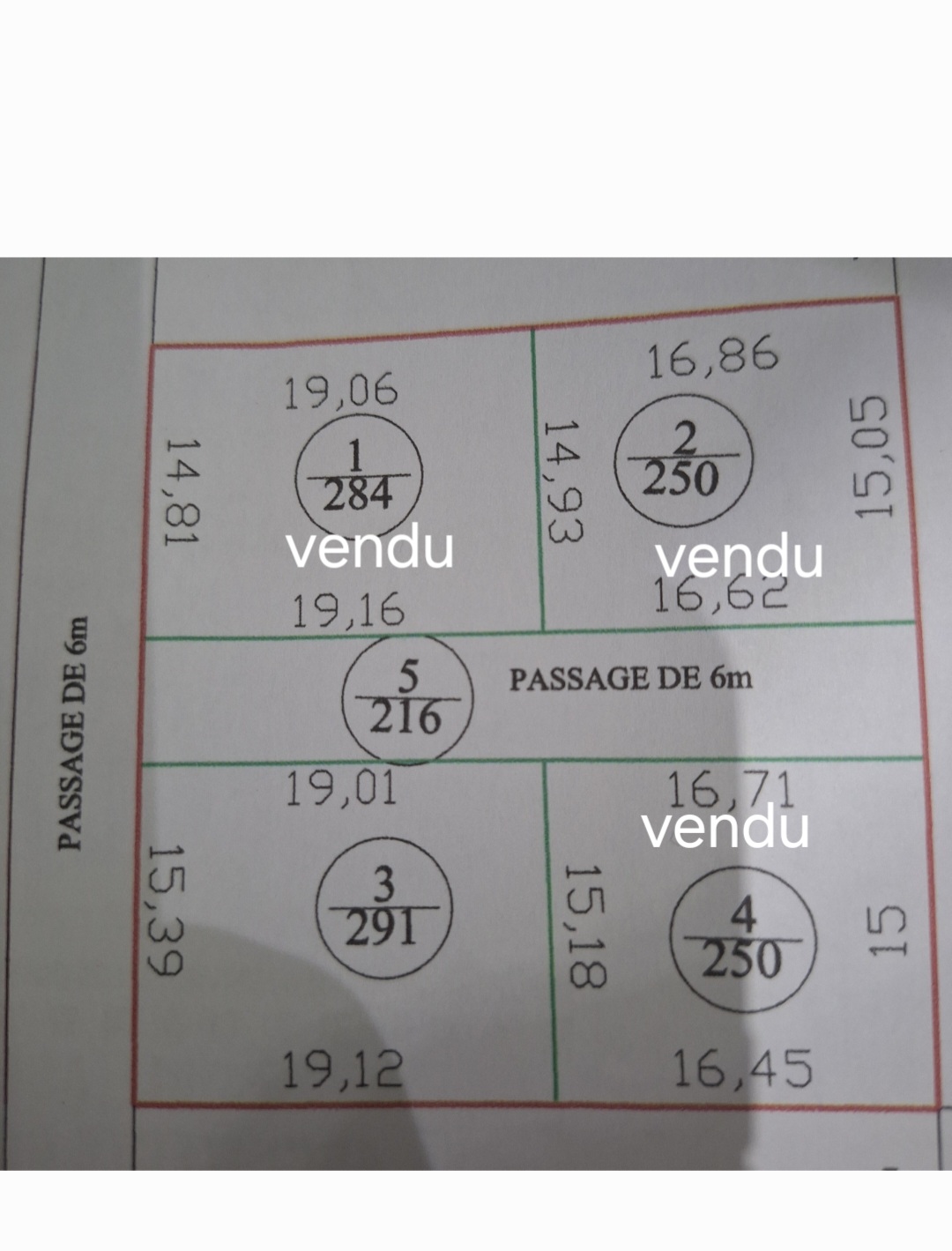Akouda Chatt Meriem Terrain Terrain agricole Terrain de 291m2  chatt mariem sousse