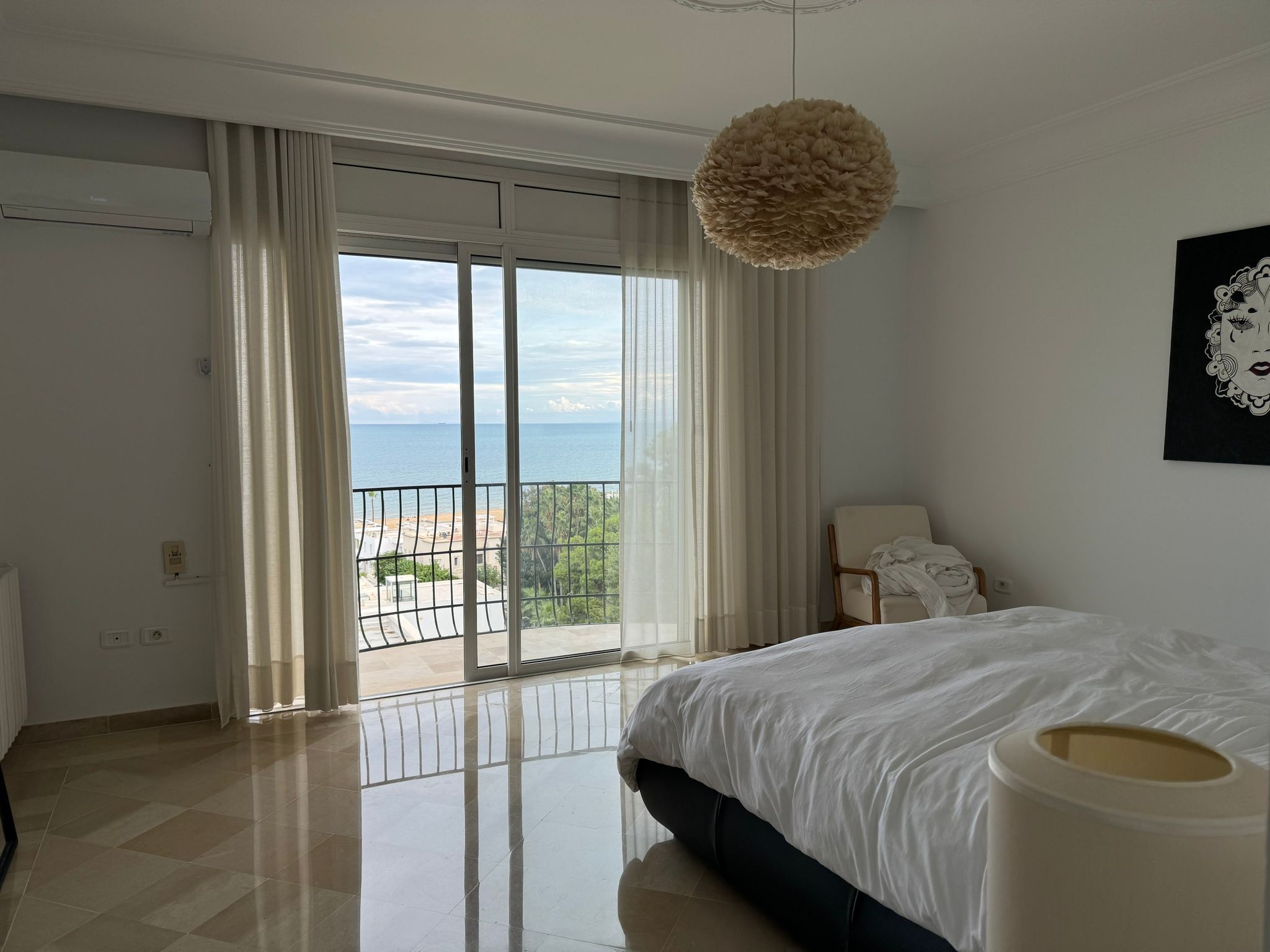 La Marsa&nbsp;Gammart&nbsp;Location&nbsp;Maisons&nbsp;Somptueuse villa avec vu mer � gammart sup