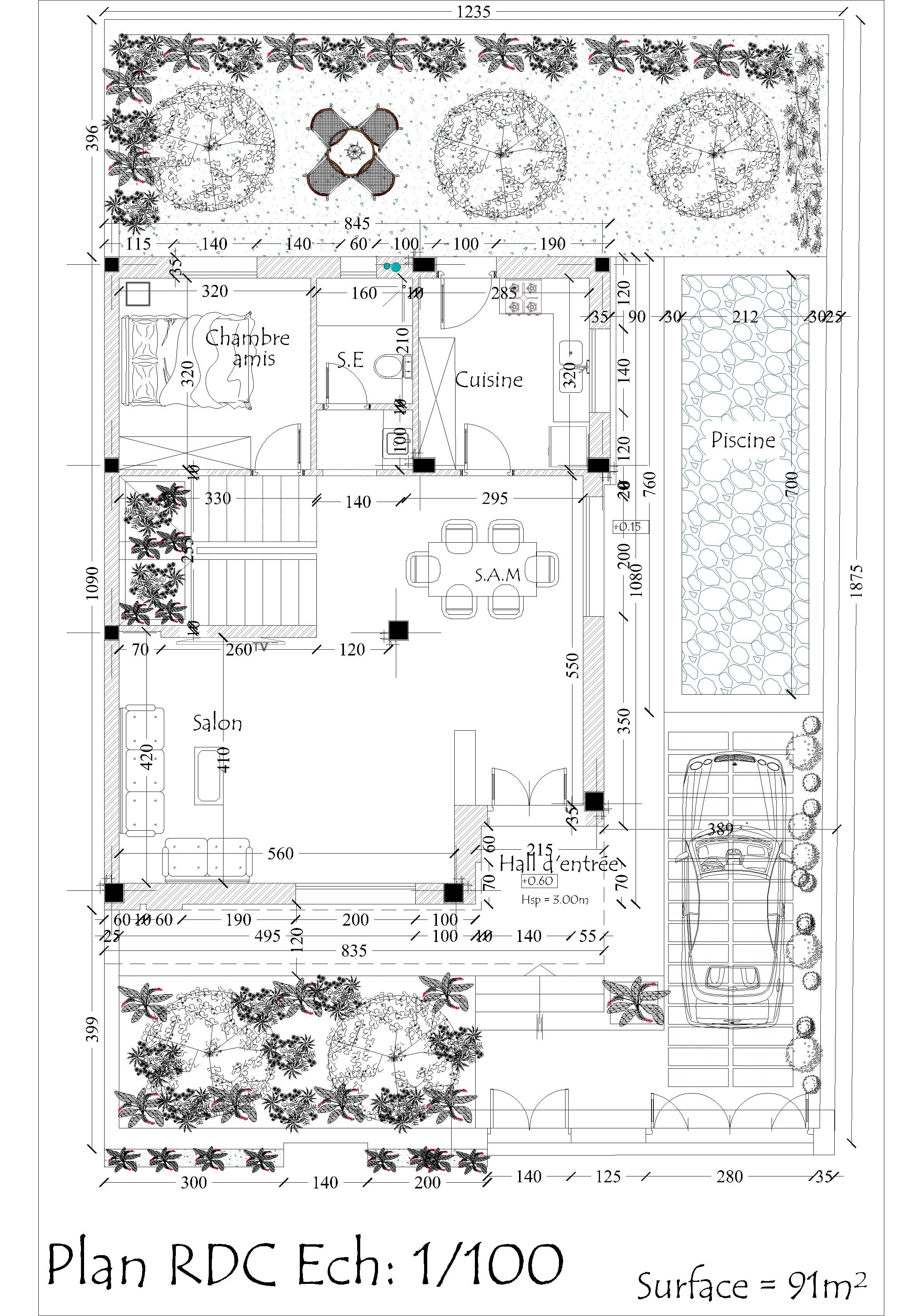 Hergla Hergla Vente Duplex Villa avec piscine dbut de construction