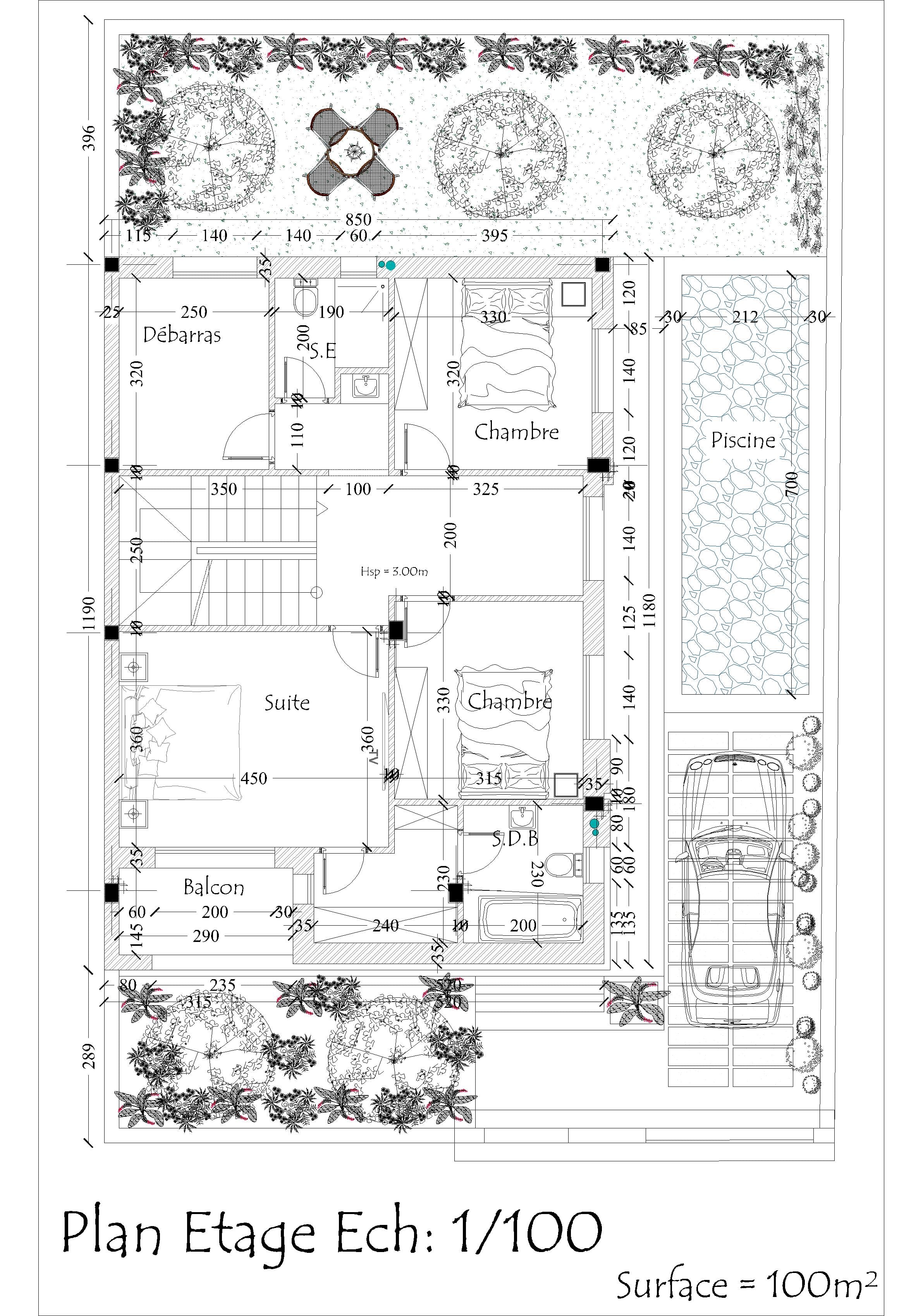 Hergla Hergla Vente Duplex Villa avec piscine dbut de construction