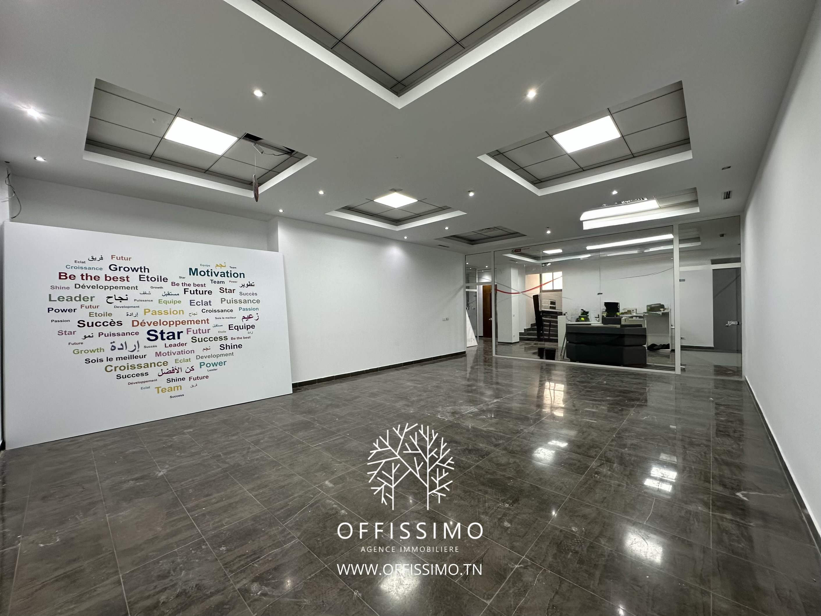 La Marsa&nbsp;Berge Du Lac&nbsp;Location&nbsp;Surfaces&nbsp;Immeuble route gp9 1350m