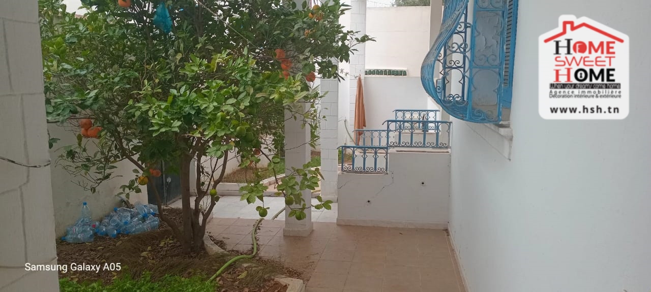 Carthage&nbsp;Sidi Bousaid&nbsp;Vente&nbsp;Appart. 4 pi�ces&nbsp;Rdc de villa s3 amos � sidi bou said
