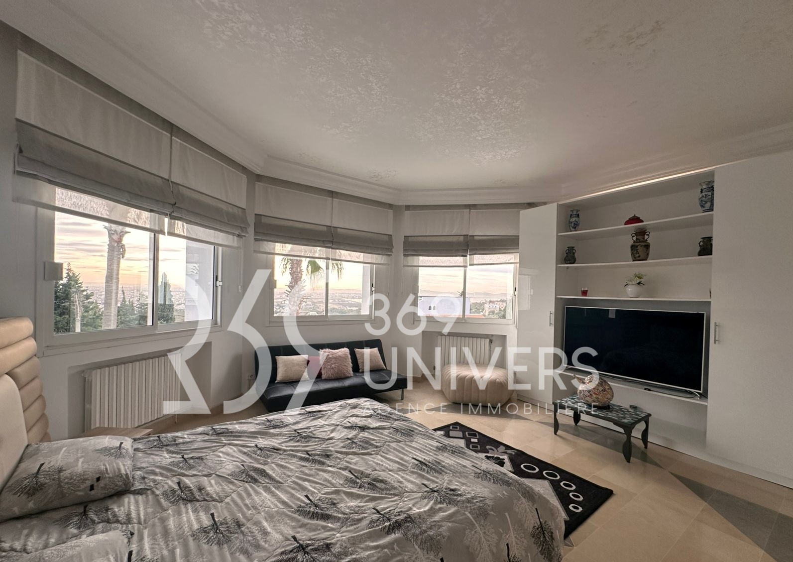 La Marsa Gammart Location Maisons Villa avec vue dgage  gammarth ref rh142