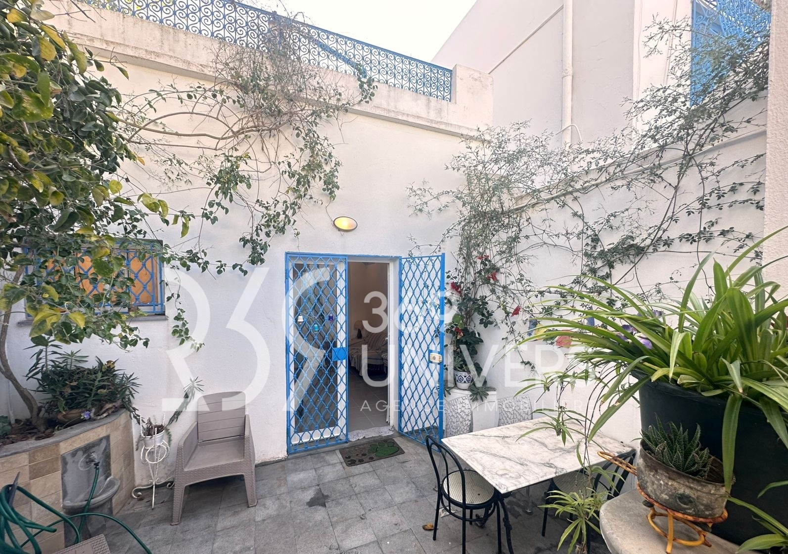 Carthage Sidi Bousaid Location Appart. 2 pices Appartement avec terrasse  sidi bousaid ref ra117