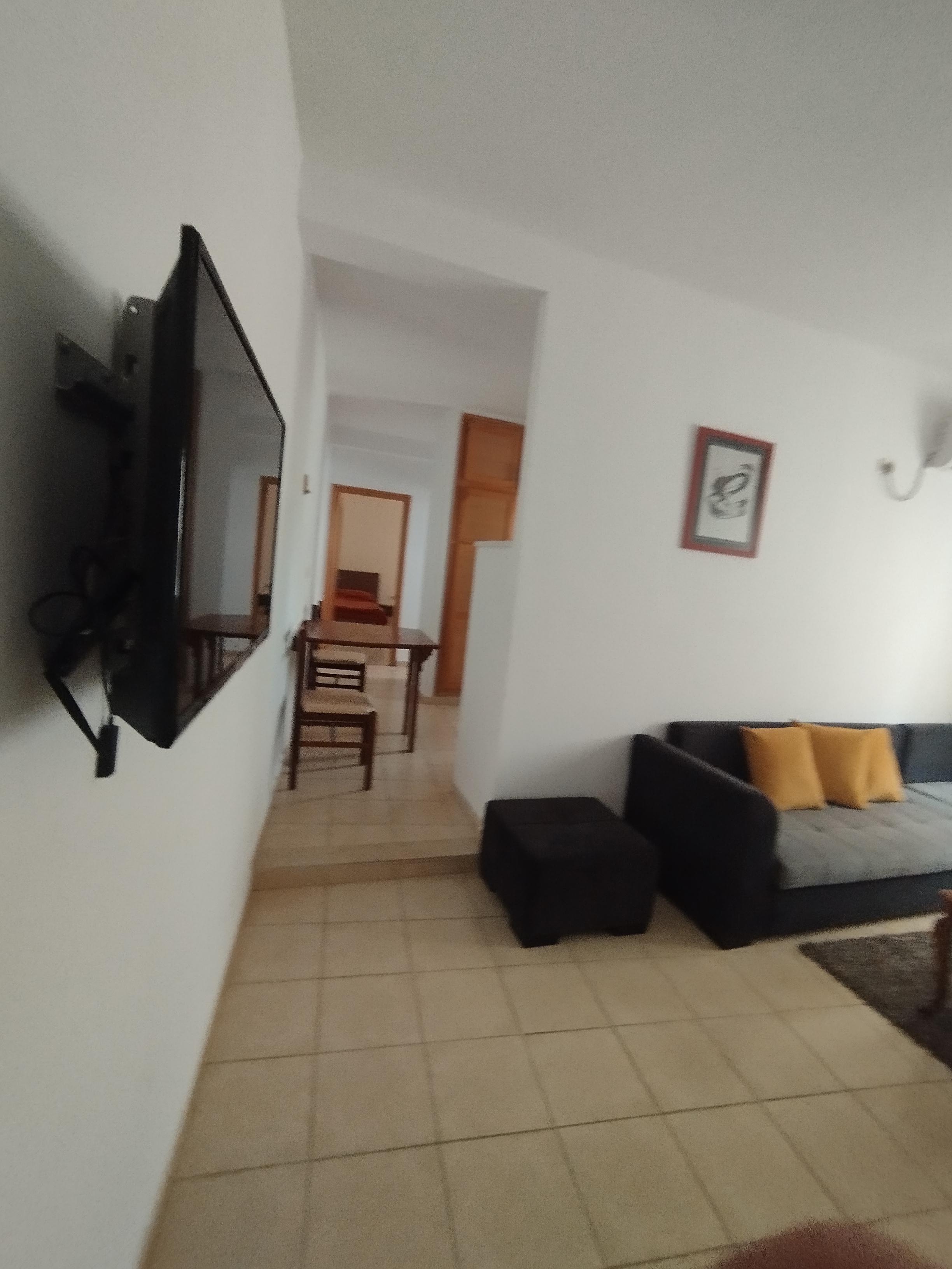 Beja Nord Cite Ain Bazaz Location Appart. 2 pices Appartement s plus 1 richement meubl