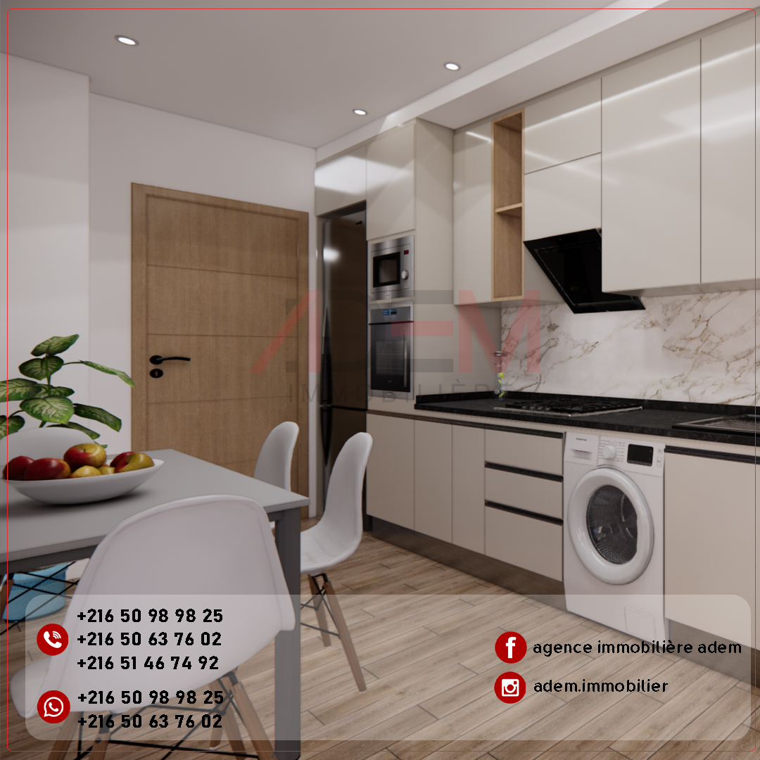 Sousse Jaouhara&nbsp;Sahloul&nbsp;Vente&nbsp;Appart. 3 pi�ces&nbsp;Appartement directe promoteur