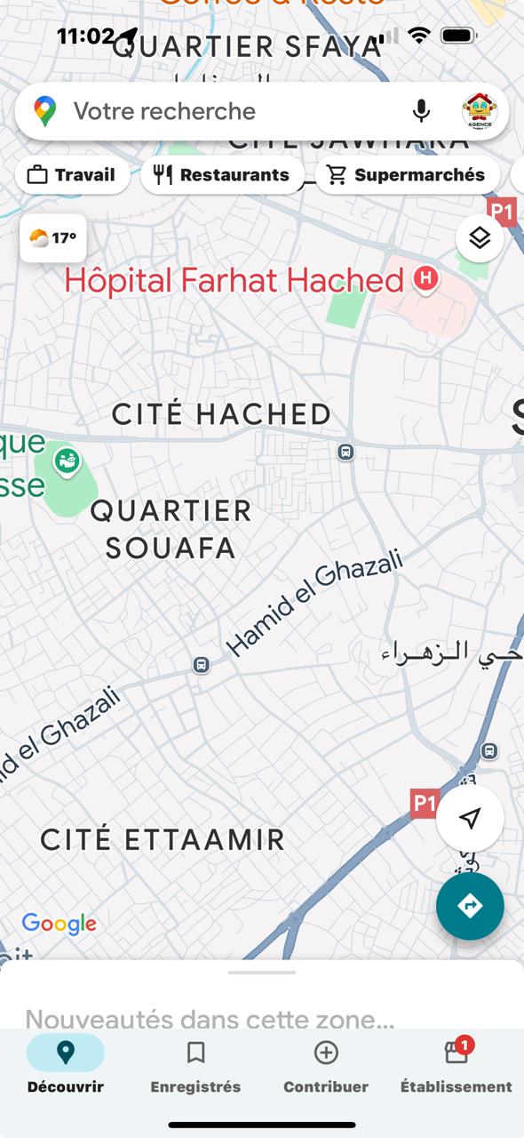 Sousse Ville Cite Hached Terrain Terrain nu Terrain cit hached  centre sousse