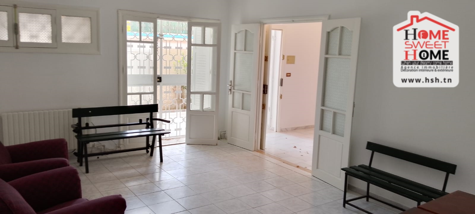 La Marsa&nbsp;Marsa Erriadh&nbsp;Vente&nbsp;Maisons&nbsp;Rdc de villa s3 malie � la marsa