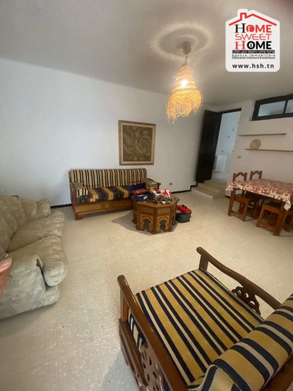 La Marsa Marsa Erriadh Location Maisons Rdc de villa fleuri meubl  la marsa