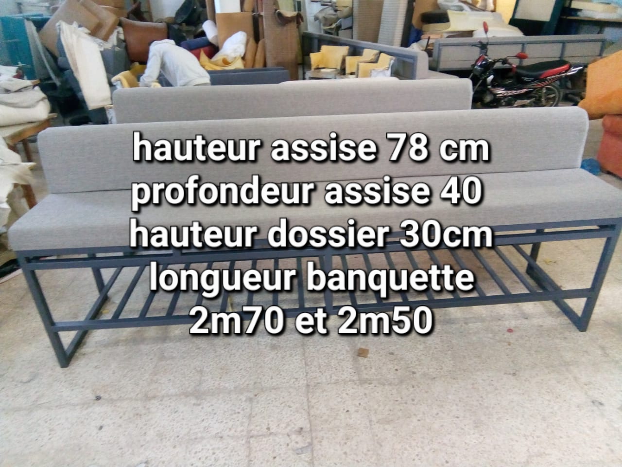 La Soukra Borj Louzir Autres meubles Autres Banquettes haute mtallique