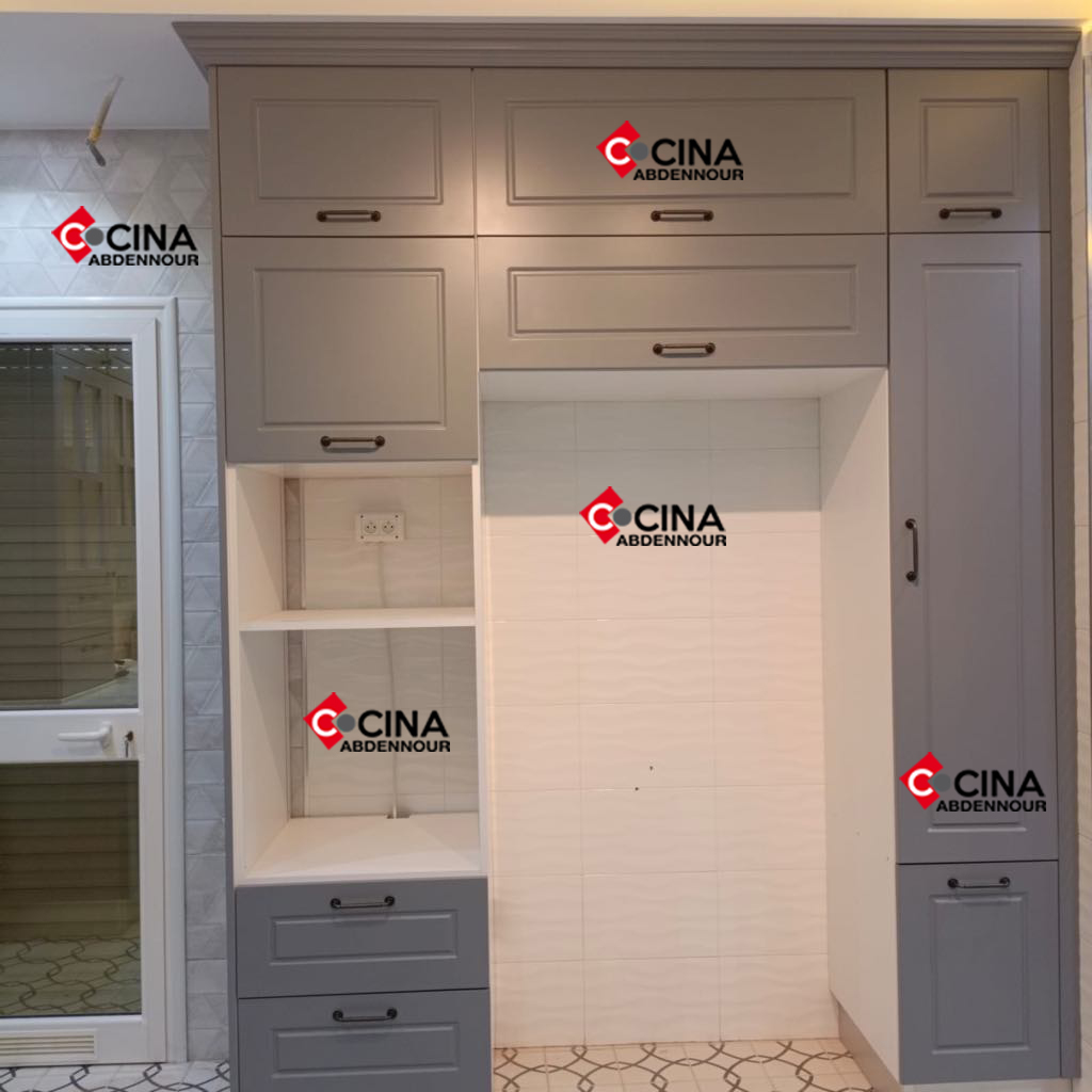 La Soukra Sidi Frej Meubles de cuisine et salle de bain Cuisines Equipes Cuisine classique gris