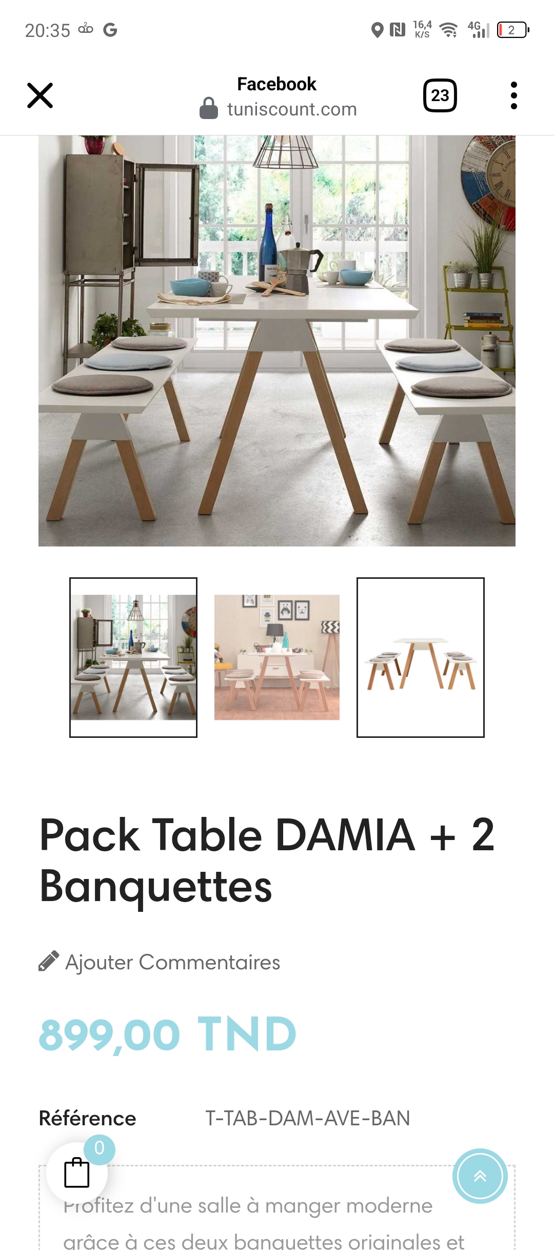 Salon - Salle  manger  Tables
