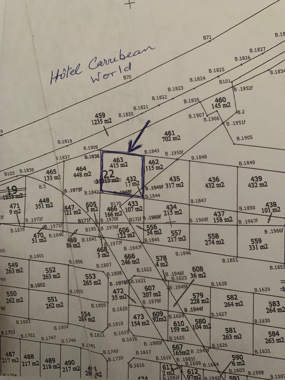 Hammam Chatt&nbsp;Borj Cedria&nbsp;Terrain&nbsp;Terrain nu&nbsp;Gps terrain viabilis� lotissement touristique