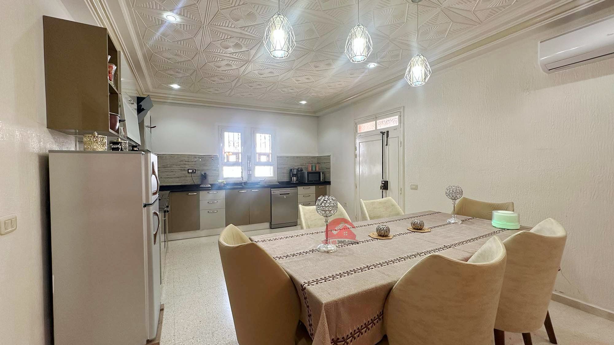 Djerba - Midoun Midoun Vente Maisons Grande villa meublee a djerba midoun za ref v700