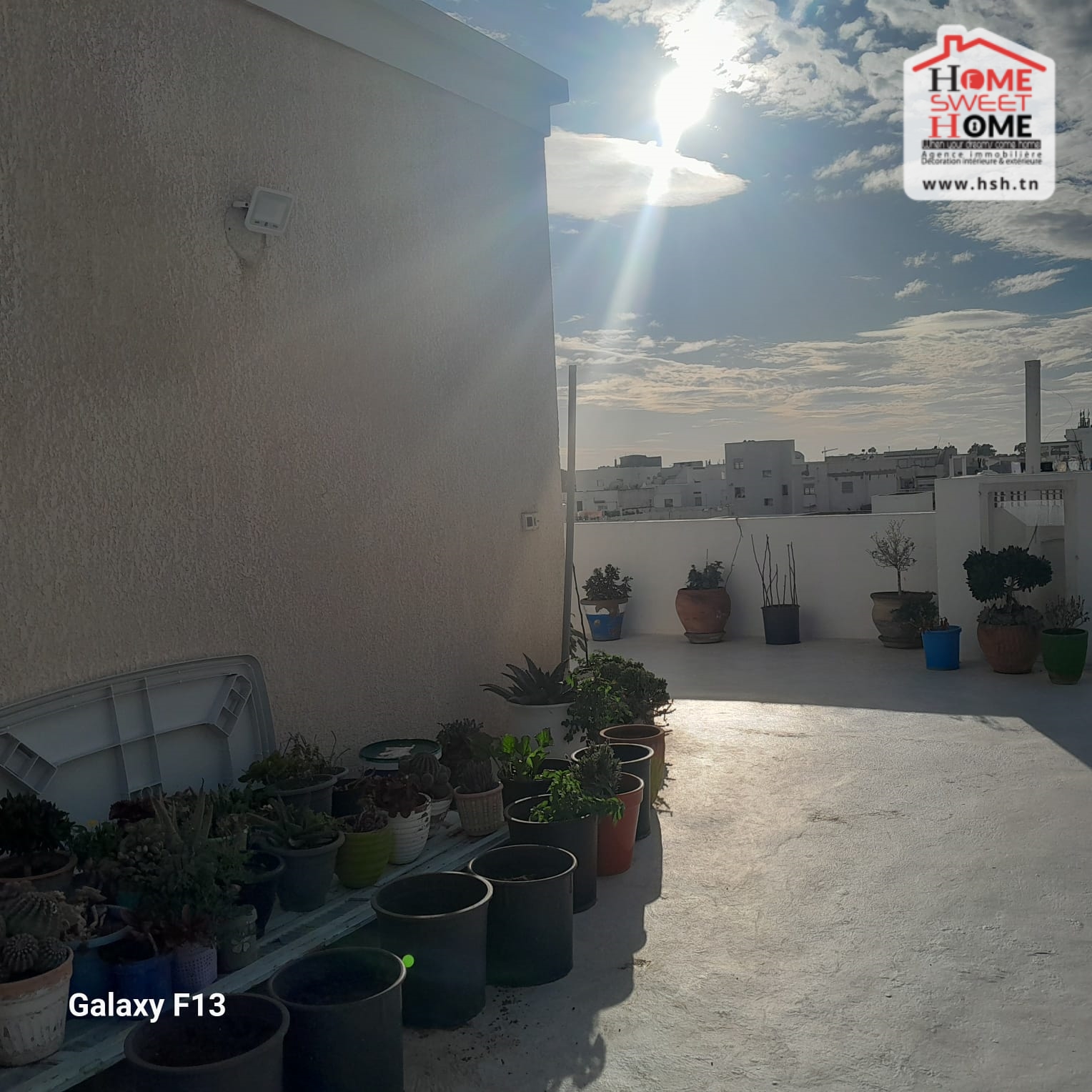 El Kram&nbsp;Le Kram Est&nbsp;Vente&nbsp;Appart. 3 pi�ces&nbsp;Etage de villa s3 balkis au kram