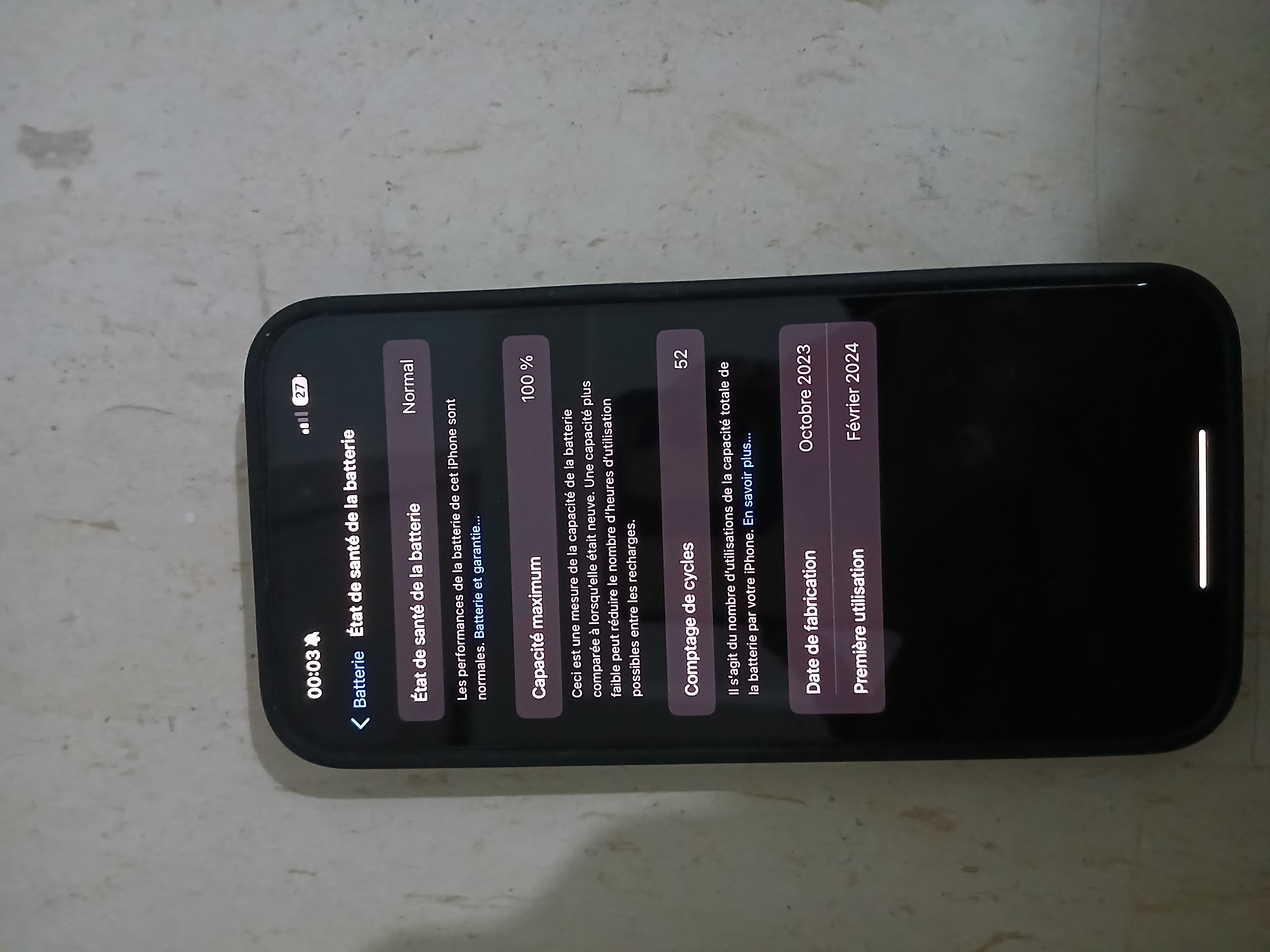 La Soukra Aeroport Tunis Carthage Apple - iPhone Autre Modle Iphone 15 pro max  stockage 512