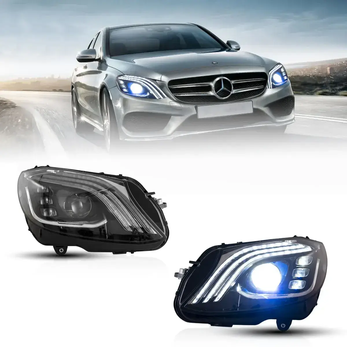 Bir Ali Ben Khelifa Bir Ali Ben Khelifa Mercedes C Feux avant arrire w205