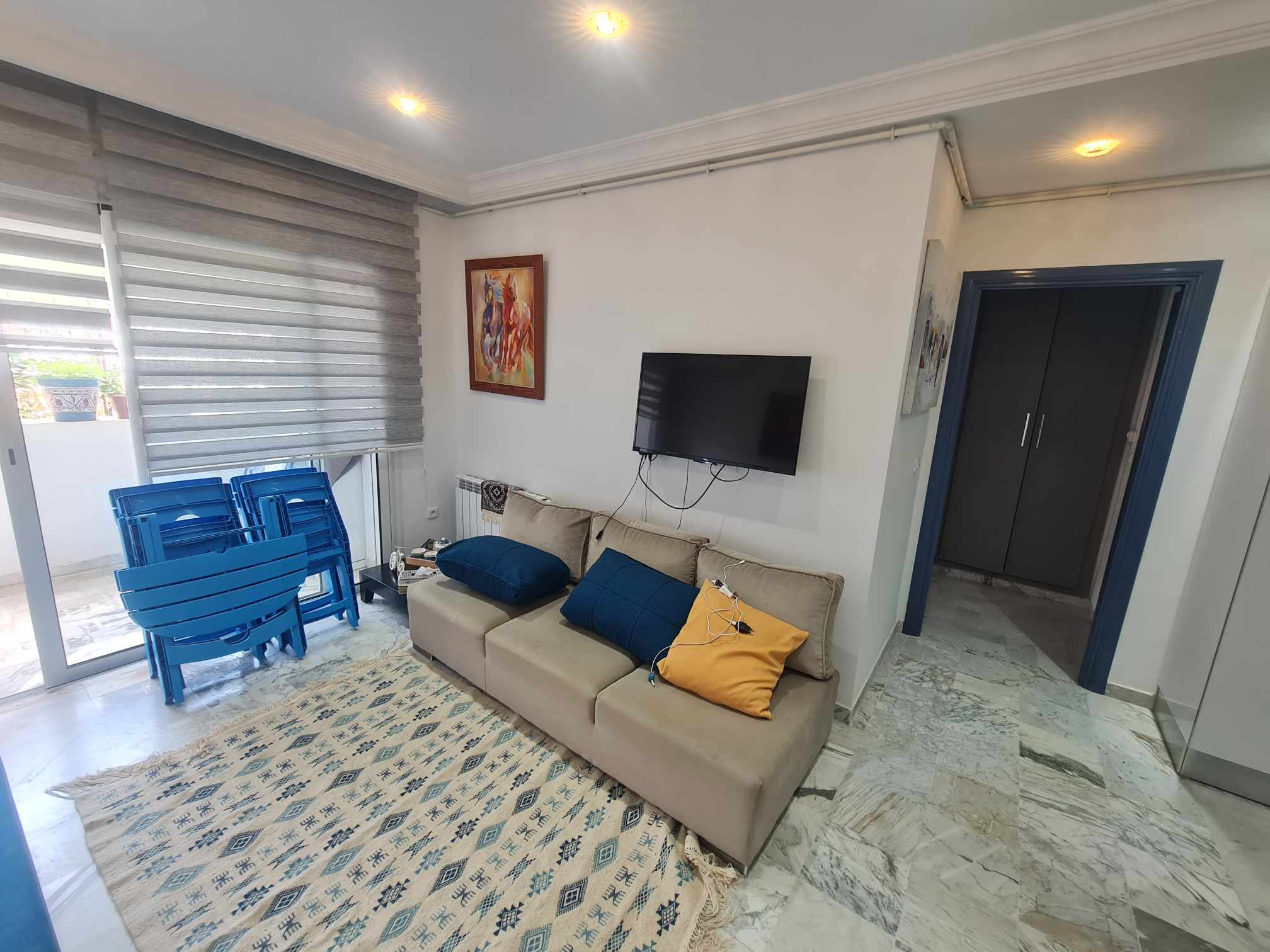 Hammamet Hammamet Location vacances Appart. 2 pices S plus 1 meubl a el hammamet nord wb4155