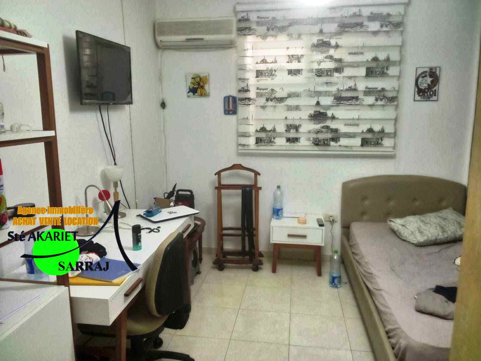 Sousse Ville Cite Jaouhara Vente Appart. 3 pices Appartement rnov s2  cit olympique bouhsina