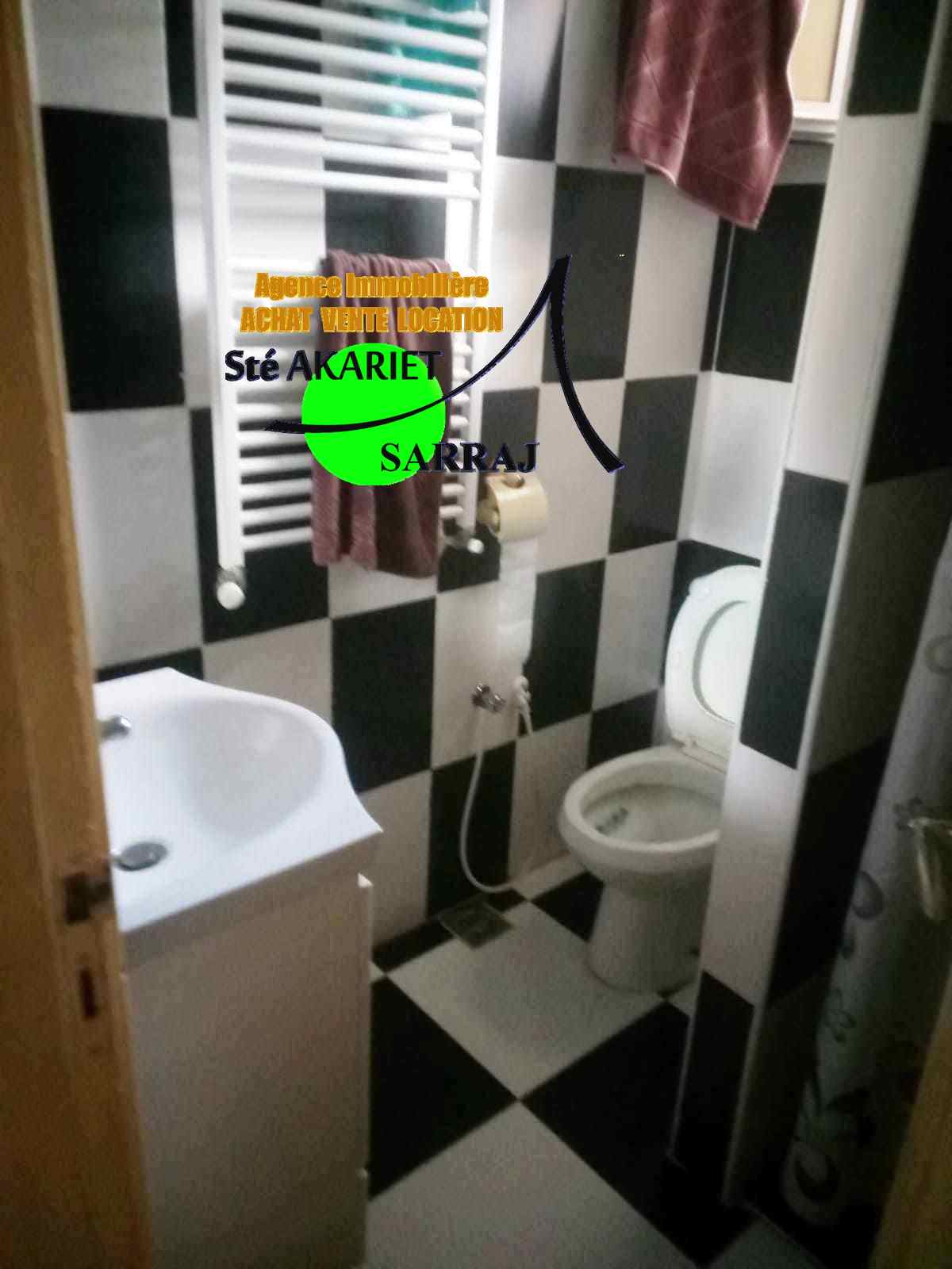 Sousse Ville Cite Jaouhara Vente Appart. 3 pices Appartement rnov s2  cit olympique bouhsina