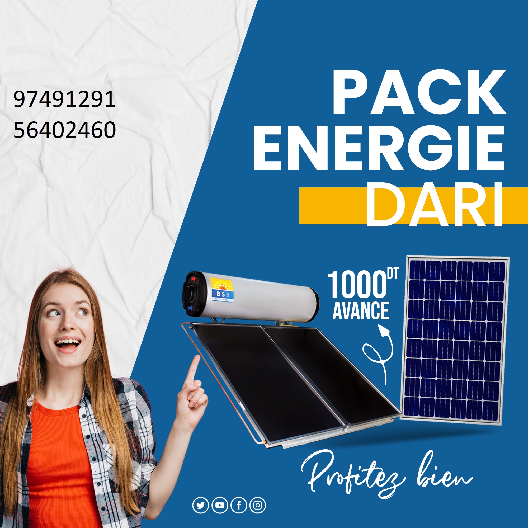 Kelibia Kelibia Emploi de maison Autre Plomberie sanitaire et energie solaire solaire